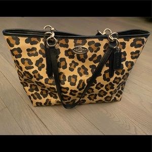Coach Ocelot Ellis Tote Bag Purse